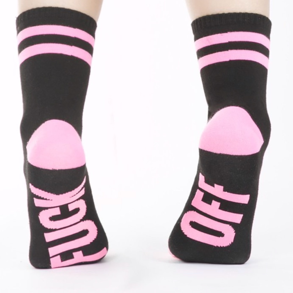 Pair of women's "F*ck Off" Socks/Naughty socks